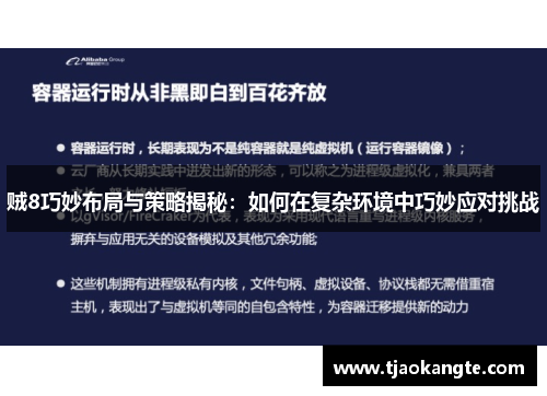 贼8巧妙布局与策略揭秘：如何在复杂环境中巧妙应对挑战